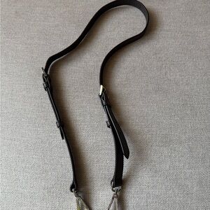 Prada Black Leather Crossbody Strap